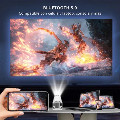 CineMax - Proyector Full HD | Pelis, series y juegos en pantalla gigante