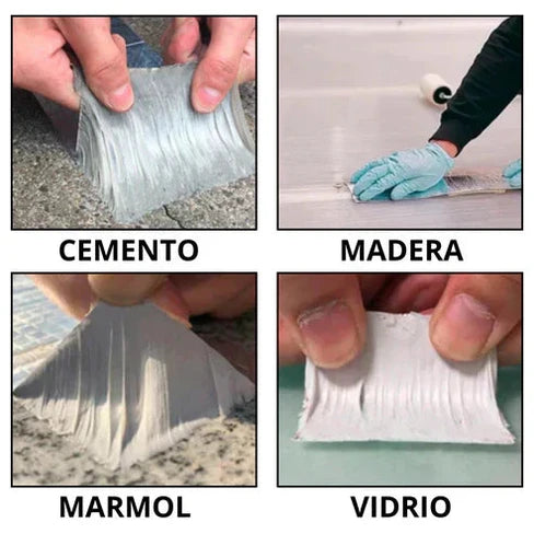 FLEX FORTE - CINTA IMPERMEABLE DE SELLADO ULTRARRESISTENTE A PRUEBA DE AGUA