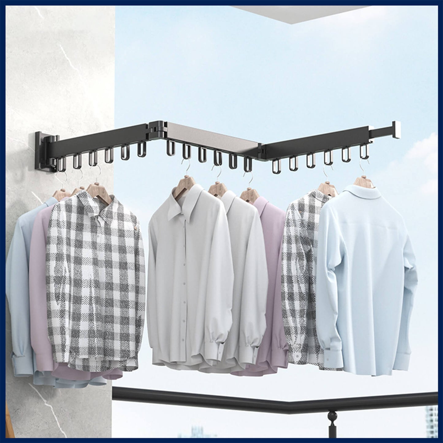 TendeOn Tendedero de Ropa Plegable 360° - [PROMOCIÓN DISPONIBLE SOLO HOY]